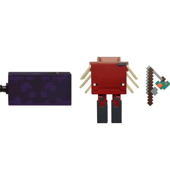 Minecraft Craft-A-Block Strider Figure Open Box - Picture 2 of 3